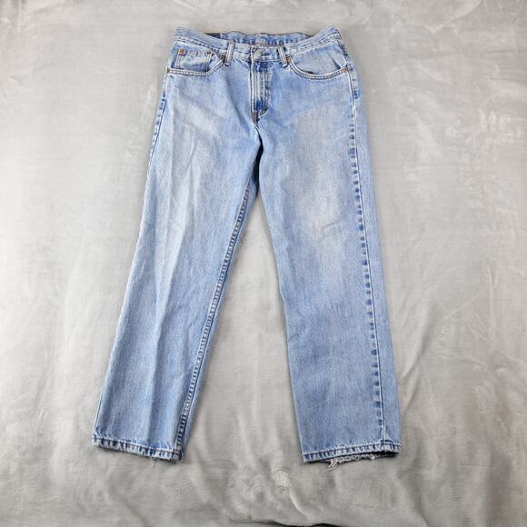 Levis Jeans 516 Mens 34x30 (32x28 Meas) Blue Denim - Picture 1 of 9